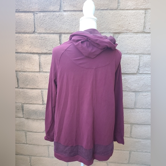 LULULEMON Started Place Oversize Hoodie Garnet Size 8 Rulu Soft Cozy - Picture 4 of 4